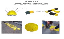 Zpomalovací práh kruh