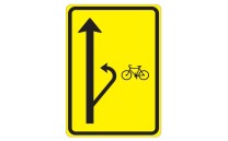 Cyklo značka IS20 - Návěst před křižovatkou pro cyklisty Cyklo značka IS20 - Návěst před křižovatkou pro cyklisty