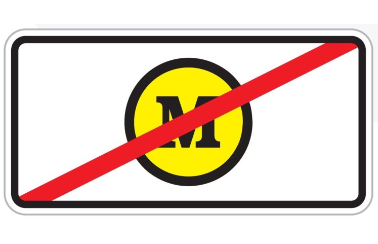 Dopravní značka E11c - Bez mýtného Dopravní značka E11c - Bez mýtného