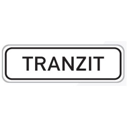 Dopravní značka E14 - Tranzit
