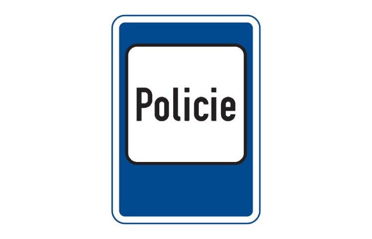 Dopravní značka IJ1 - Policie Dopravní značka IJ1 - Policie