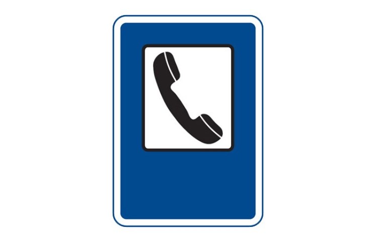 Dopravní značka IJ6 - Telefon Dopravní značka IJ6 - Telefon