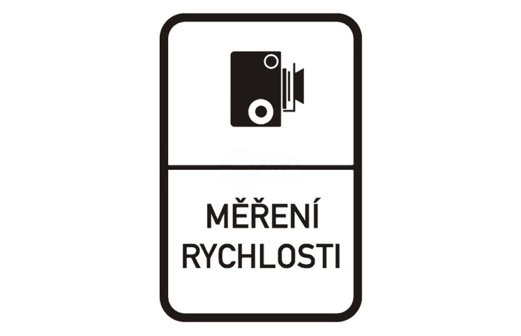 Dopravní značka IP31a - Měření rychlosti
