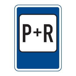 Dopravní značka IP13d - Parkoviště P+R