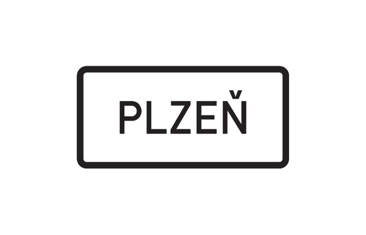 Dopravní značka IZ4a - Obec