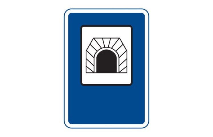 Dopravní značka IZ3a - Tunel Dopravní značka IZ3a - Tunel