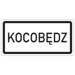 Dopravní značka IZ4c - Obec v jazyce národnostní menšiny