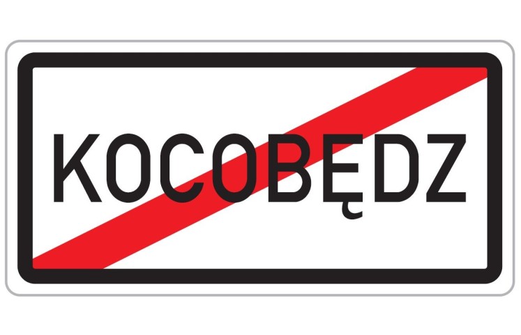 Dopravní značka IZ4d - Konec obce v jazyce národnostní menšiny