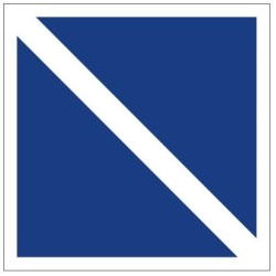 Plavební znak E11 - Konec zákazu nebo příkazu