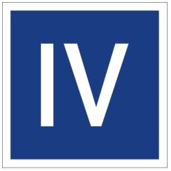 Plavební znak E5.3 - Maximální počet plavidel, která smějí stát těsně vedle sebe