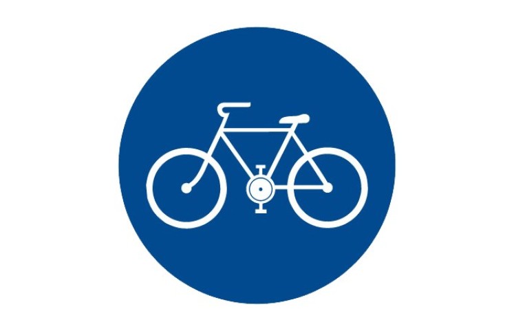 Dopravní značka C8a - Stezka pro cyklisty