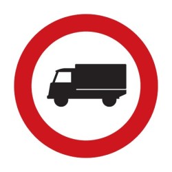Dopravní značka B4 - Zákaz vjezdu nákladních automobilů