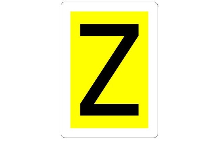 Železniční značka - Začátek pomalé jízdy