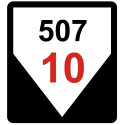 Železniční značka - Sklon K - klesání