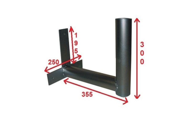 Držák pro dopravní zrcadlo na zeď Držák pro dopravní zrcadlo na zeď