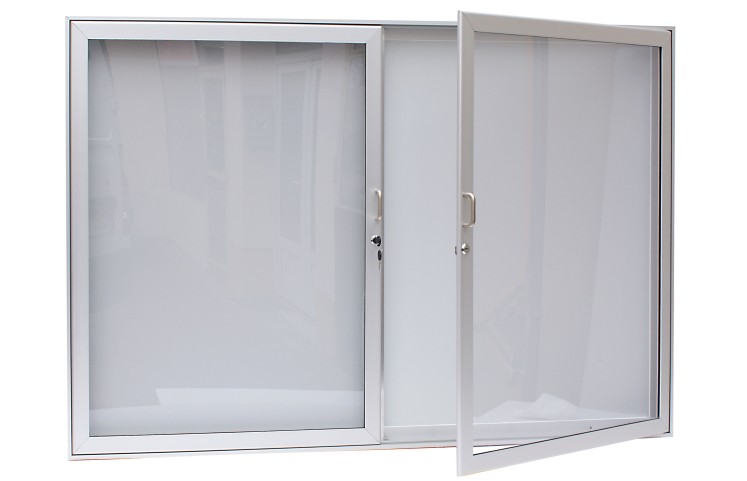 Informační Vitrína Delux Dvoukřídlá Oboustranná