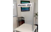 Ochranná přepážka - model s bočními zástěnami