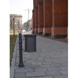 Litinový koš Masiv se sloupkem