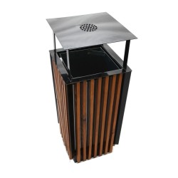 Venkovní koš s popelníkem