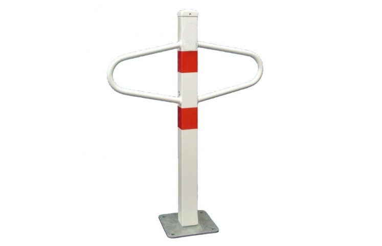 Pevný parkovací sloupek Motýlek - komaxit