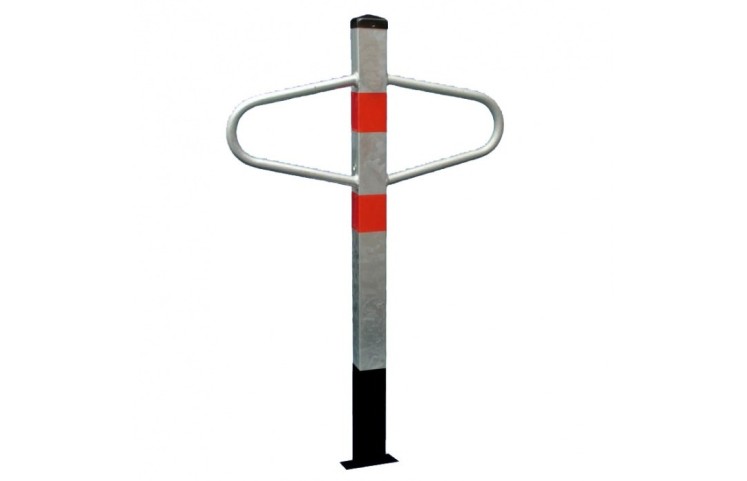 Pevný parkovací sloupek Motýlek, k zabetonování Pevný parkovací sloupek Motýlek, k zabetonování