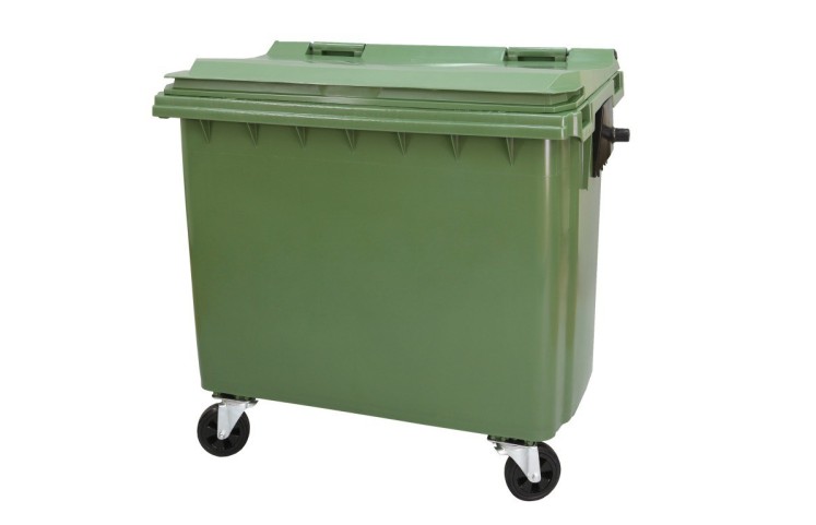 Plastový kontejner s plochým víkem Plastový kontejner s plochým víkem