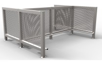 Ohrazení pro odpadové kontejnery Quattro