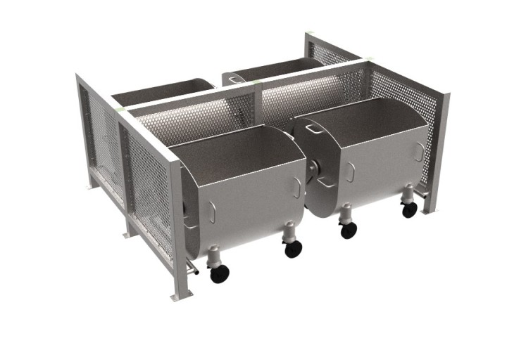 Ohrazení pro odpadové kontejnery Quattro