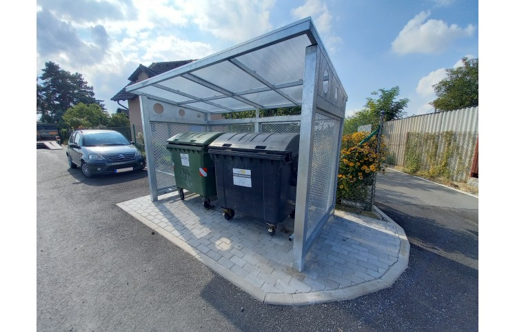 Přístřešek pro odpadové kontejnery Duo Přístřešek pro odpadové kontejnery Duo