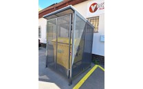 Přístřešek pro odpadkový kontejner - Uzamykatelný