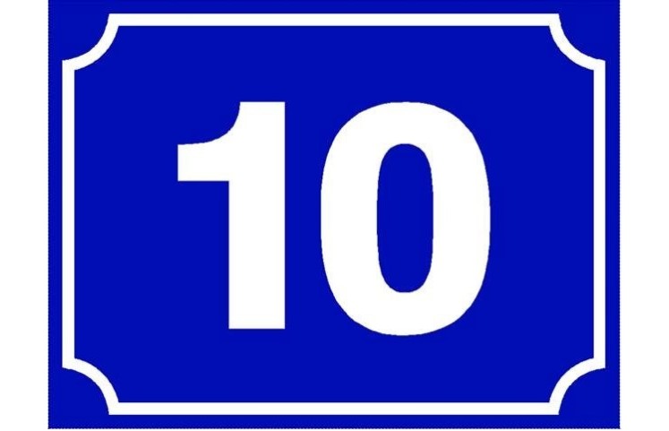 Tabule s číslem orientačním Tabule s číslem orientačním